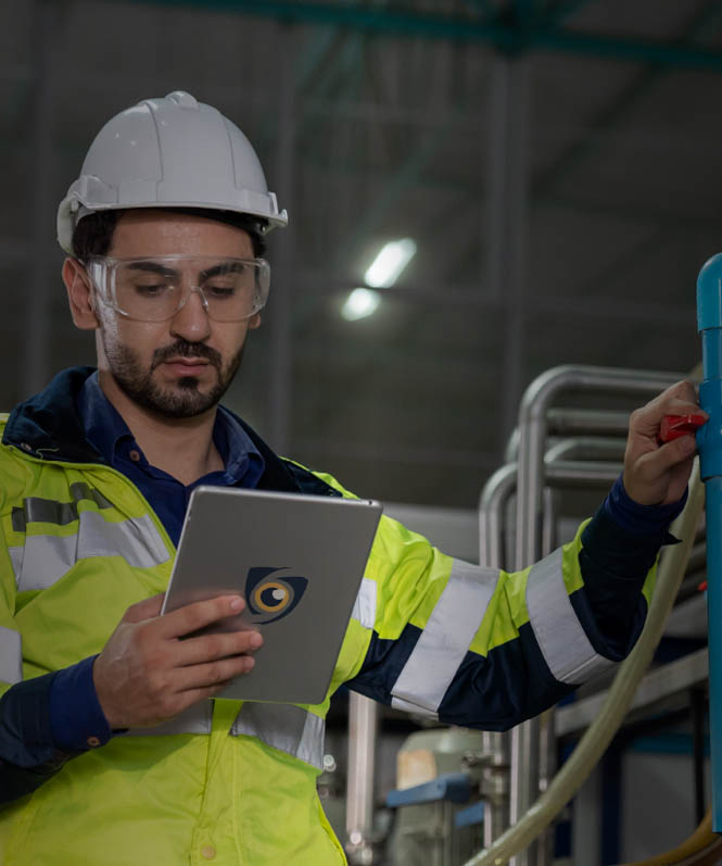 Trabajador Utilizando Safety Control